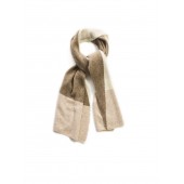 Titto - pamplona - sjaal colour blocks bruin